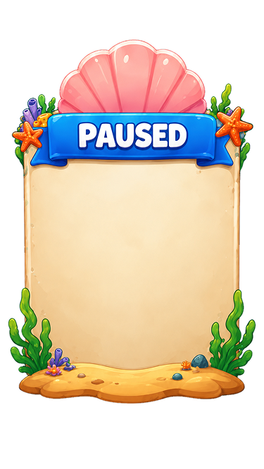 Paused menu frame